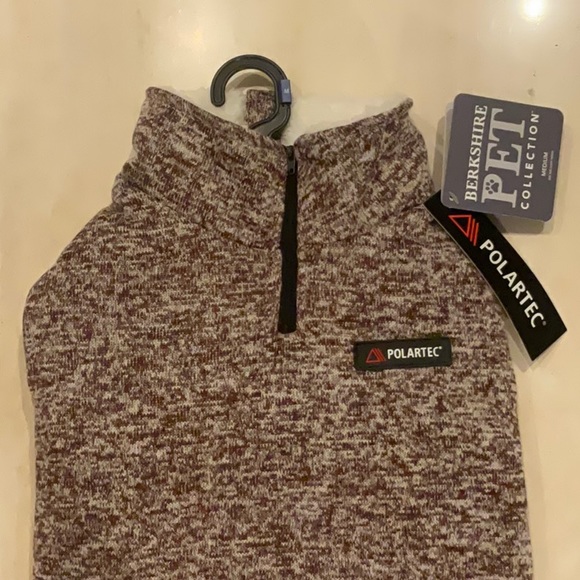 Dog Coat Faux Fleece Polartec Winter Jacket For Dogs Size Medium Sweater - Picture 2 of 9